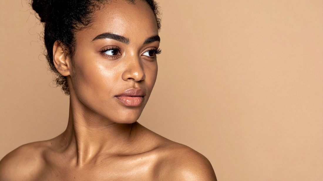 healthy glowing skin complexion showing natural skin radiance