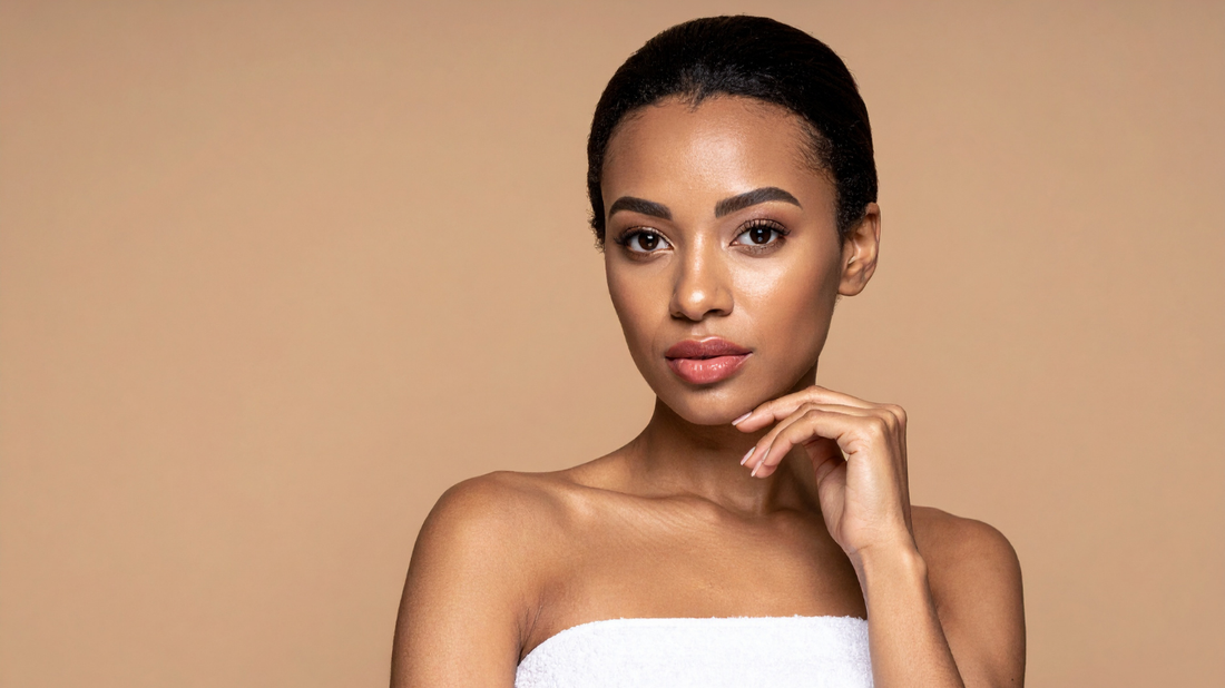 healthy glowing skin representing a balanced skin microbiome and strong skin barrier